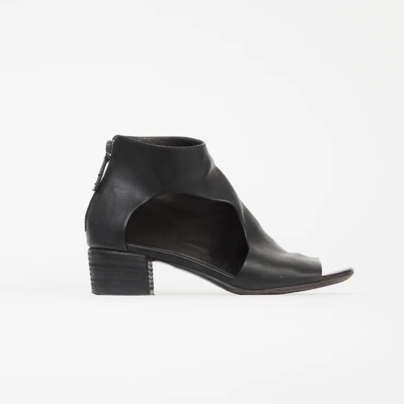 Marsell Italy peep toe sandal ankle boots booty - Picture 1 of 6